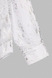 Сорочка з візерунком для дівчинки LocoLoco 9056 158 см Сріблясто-білий (2000990486646D) Фото 10 з 12