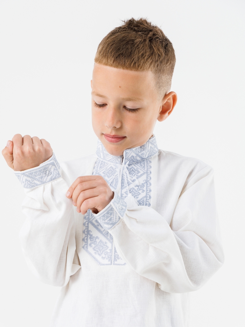 Фото Рубашка с вышивкой для мальчика КОЗАЧЕК МИХАЙЛИК 152 см Разноцветный (2000990305046D)