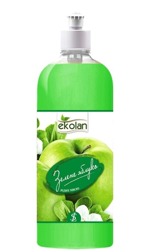 Фото Жидкое мыло Зеленое яблоко 1000 мл (4820217130309A)