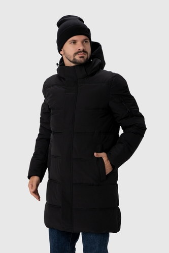 Фото Куртка зимняя мужская 666-6 5XL Черный (2000989890744W)