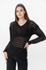 Пуловер однотонний жіночий Femme 1016 One Size Чорний (2000989871149D) Фото 1 з 10