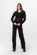 Пуловер однотонний жіночий Femme 1016 One Size Чорний (2000989871149D) Фото 4 з 10
