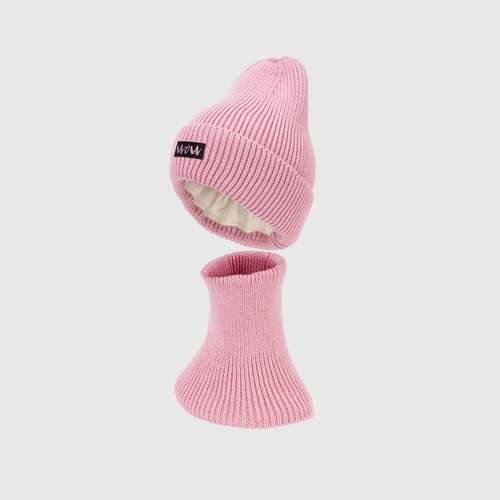 Фото Набор для девочки (шапка+снуд) Viva 91058 3-15 Розовый (2000990201485D)