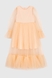 Платье нарядное для девочки Wecan 24036 134 см Персиковый (2000990305312A) Фото 8 из 15