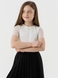 Блуза однотонна для дівчинки Perix 5015 152 см Молочний (2000990480033D) Фото 3 з 13
