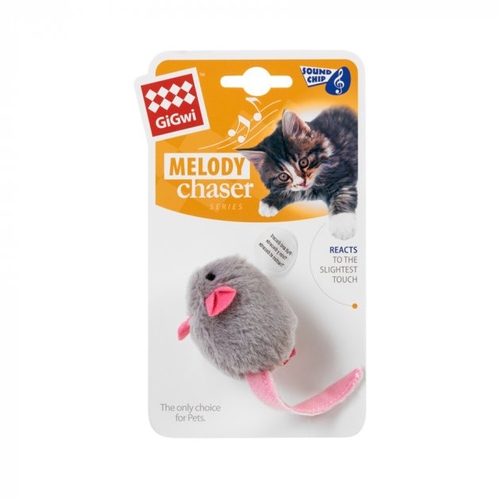 Игрушка для котов GiGwi Мышка с электронным чипом Melody chaser 6 см (4823089352091)