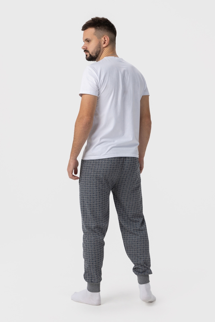 Фото Пижамные брюки мужские KESIMOGLU Ромб/серый 2XL Серый (2000990246059А)