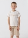 Костюм футболка+шорты для мальчика Baby Show 5187 116 см Бежевый (2000990528124S) Фото 2 из 16