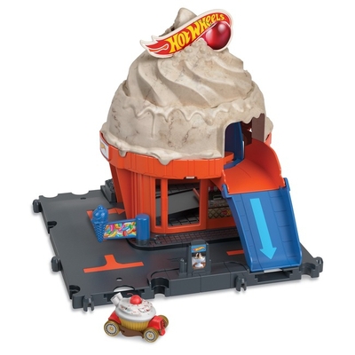 Фото Игровой набор Hot Wheels City Приключения в магазине мороженого HKX38 (194735109623)