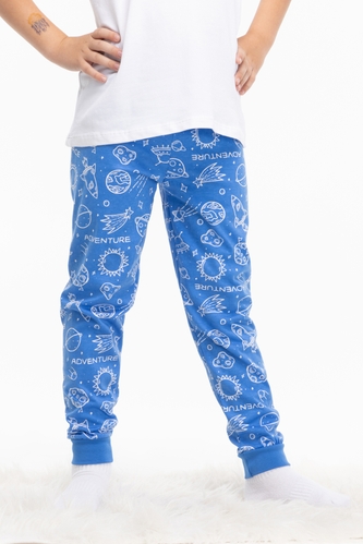 Фото Пижамные штаны для мальчика Kilic DH-23 8-9 лет Синий (2000989740056S)