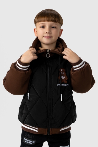 Фото Куртка для мальчика XZKAMI 03 116 см Черный (2000990212719D)