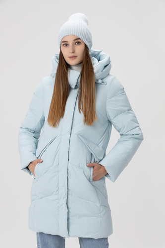 Фото Куртка зимова жіноча Towmy 2093 2XL Блакитний (2000989851738W)
