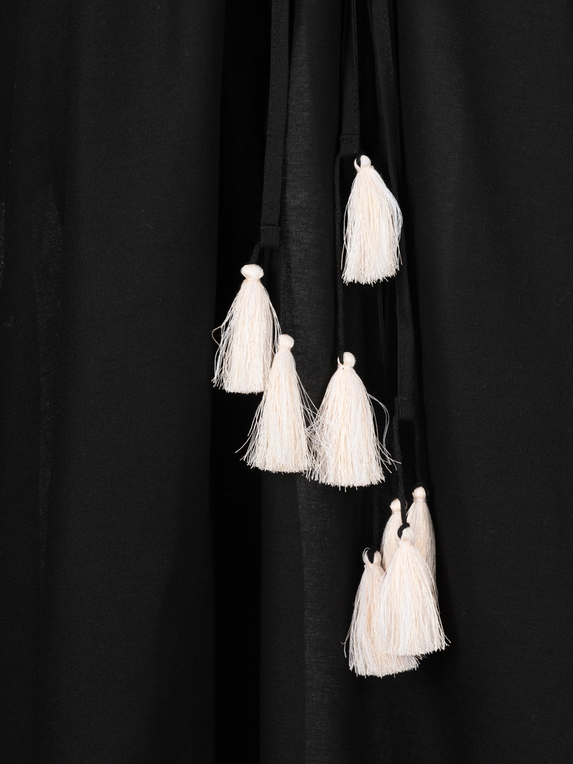 Фото Платье вышиванка женское Жар-птица One Size Черный (2000990485892A)