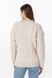 Пуловер однотонний жіночий Femme 2026 One Size Бежевий (2000990221476W) Фото 4 з 11