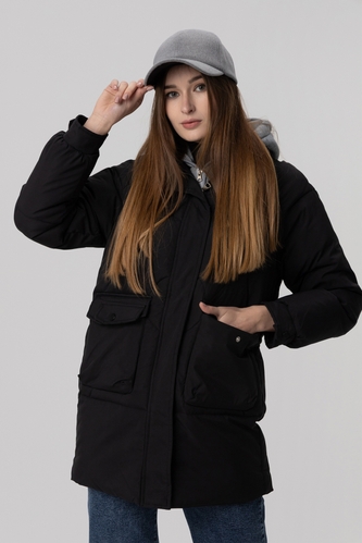 Фото Куртка зимова жіноча 8316 2XL Чорний (2000990139788W)