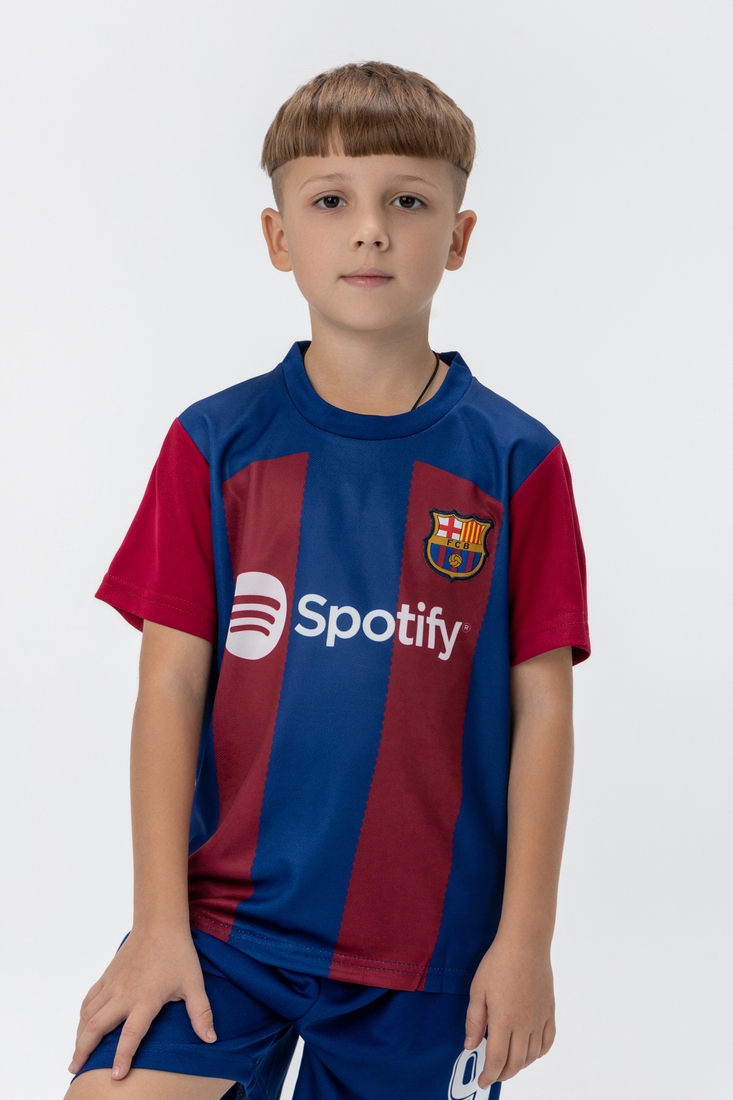Фото Футбольна форма для хлопчика BLD БАРСЕЛОНА LEWANDOWSKI 110 см Синій (2000990149350A)