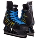 Фото Коньки хоккейные PVC Z-0886 (лезвие-сталь, черный-синий-желтый) (34) (2000904738175)
