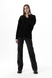 Пуловер однотонний жіночий Femme 2026 One Size Чорний (2000990221483W) Фото 4 з 10