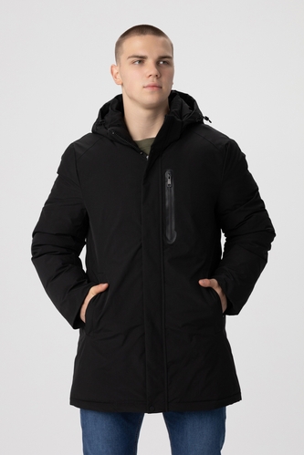 Фото Куртка зимняя мужская 666-5 4XL Черный (2000989891192W)