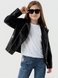 Куртка з екошкіри для дівчинки XZKAMI 6807 134 см Чорний (2000990538024D) Фото 2 з 13