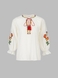 Вышиванка рубашка с принтом женская Park karon 23063 L Белый (2000990485519A) Фото 8 из 12