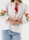 Вышиванка рубашка с принтом женская Park karon 23063 L Белый (2000990485519A) Фото 2 из 12