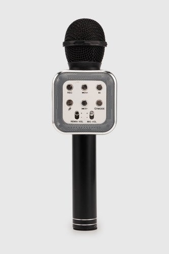 Фото Беспроводной караоке микрофон с Bluetooth WANRONGDIANZIKEJIYOUXIANGONGSI 1818 Черный (2000990269225)