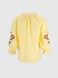 Вышиванка рубашка с принтом женская Park karon 23063 L Желтый (2000990485540A) Фото 10 из 11