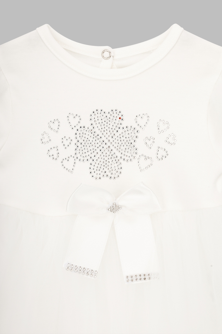 Фото Платье однотонное для девочки Baby Show 9411 86 см Белый (2000990473660S)