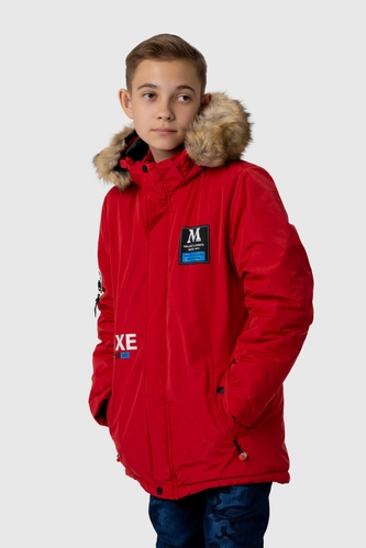 Фото Куртка еврозима для мальчика Неслухнянки 8868 170 см Красный (2000990082442W)