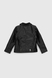 Куртка з екошкіри для дівчинки XZKAMI 8812 146 см Чорний (2000990538086D) Фото 9 з 13