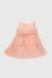 Сукня бальна з візерунком для дівчинки Wecan 23039 98 см Пудровий (2000990145406A) Фото 4 з 5
