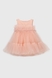 Сукня бальна з візерунком для дівчинки Wecan 23039 98 см Пудровий (2000990145406A) Фото 1 з 5