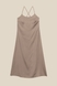 Платье однотонное женское LAWA WTC02367 XL Бежевый (2000990548702S)(LW) Фото 9 из 13