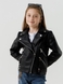 Куртка з екошкіри для дівчинки XZKAMI 8812 146 см Чорний (2000990538086D) Фото 1 з 13