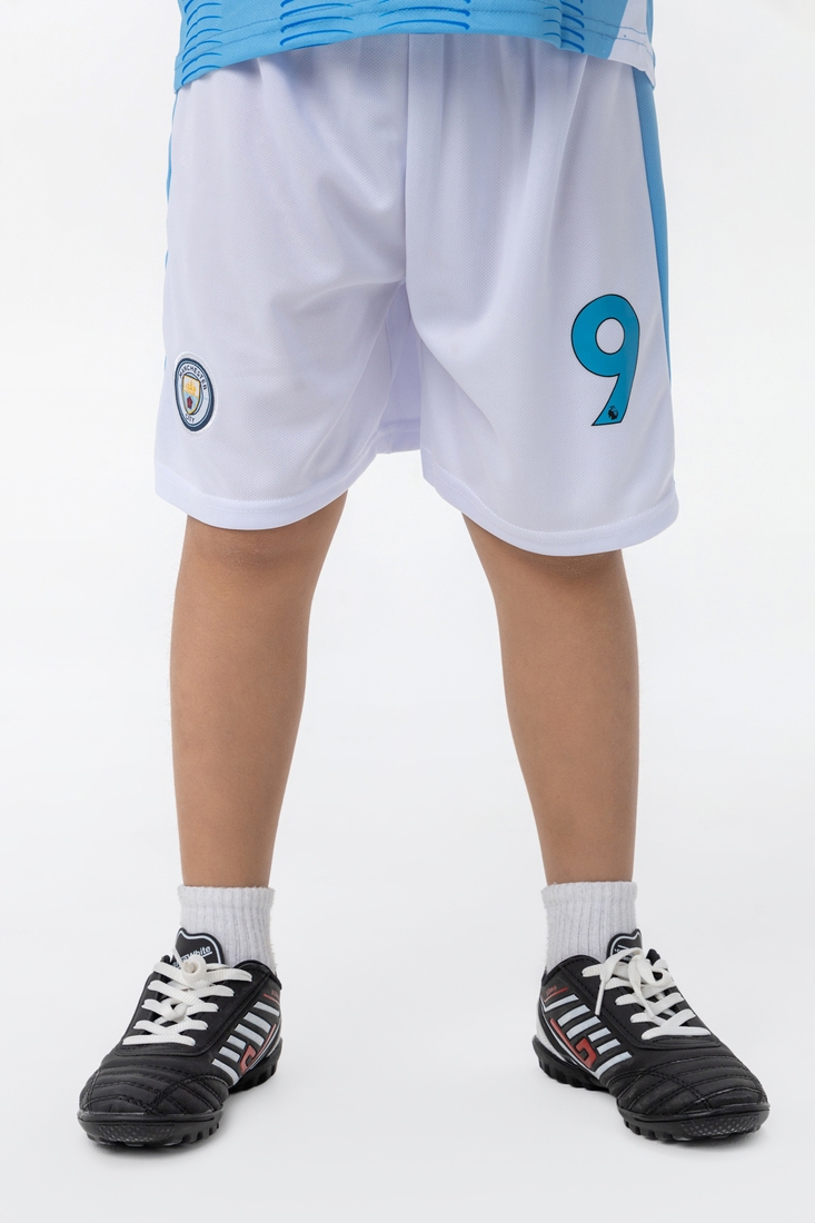 Фото Футбольна форма для хлопчика BLD МАНЧЕСТЕР ЮНАЙТЕД HAALAND 110 см Блакитний (2000989680819A)