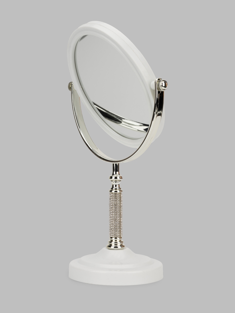 Фото Зеркало женское на ножке 7123-5 Белый (2000990567352A)