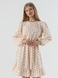 Платье с узором женское LAWA WTC02305 2XL Бело-персиковый (2000990559364S)(LW) Фото 1 из 12