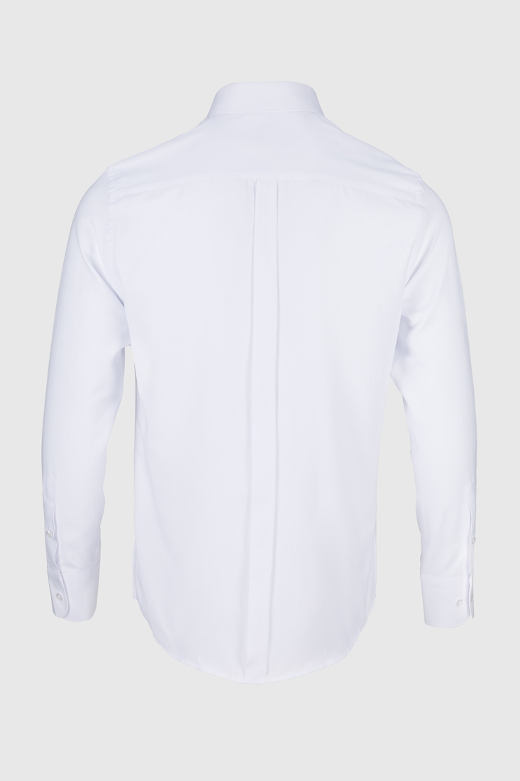 Фото Рубашка классическая мужская однотонная 36002 3XL Белый (2000990194541A)