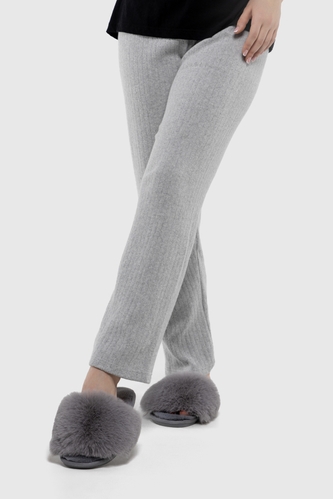 Фото Пижамные штаны женские KESIMOGLU Рубчик NEW 4XL Серый (2000990120915A)