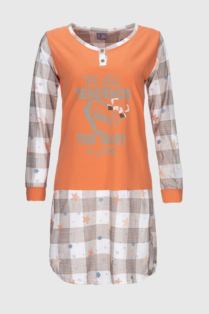 Фото Ночная сорочка женская Lush 4022 XL Разноцветный (2000990200235A)