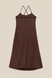 Платье однотонное женское LAWA WTC02367 XL Темно-коричневый (2000990542090S) Фото 11 из 15