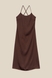 Платье однотонное женское LAWA WTC02367 XL Темно-коричневый (2000990542090S) Фото 9 из 15