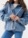 Куртка джинсовая женская Zeo Basic 3640 XL Голубой (2000990405968D) Фото 3 из 12