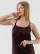 Платье однотонное женское LAWA WTC02367 XL Темно-коричневый (2000990542090S) Фото 5 из 15