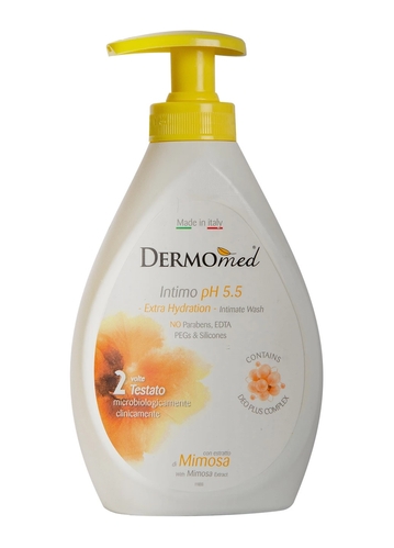Фото Dermomed мыло для интимной гигиены Mimosa 300мл (8032680399374A)
