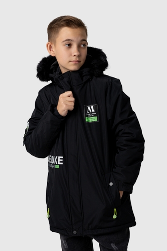 Фото Куртка еврозима для мальчика Неслухнянки 8868 140 см Черный (2000990082510W)