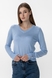 Пуловер однотонный женский Park karon 10284 One Size Голубой (2000989250081D) Фото 1 из 13
