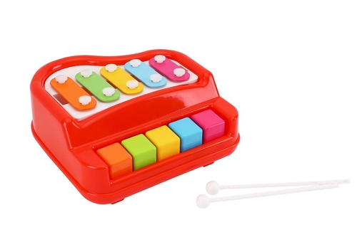 Фото Игрушка "Ксилофон - фортепиано" ТехноК 8201 Разноцветный (2000990330277)