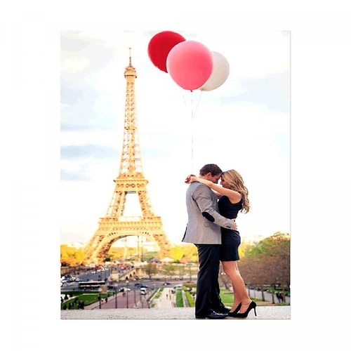 Фото Алмазная картина FA40003 «Романтика в Париже», размером 40х50 см (4823113800680)